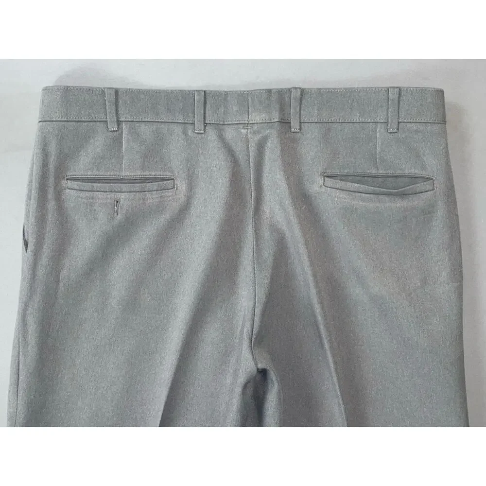 Levi's Vintage Sta-Prest Flat Front Easy Care Action Slacks. Light Gray, 36X30.